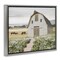 Stupell Industries Charming Path to Barn Framed Floater Canvas Wall Art Design by Amber Sterling